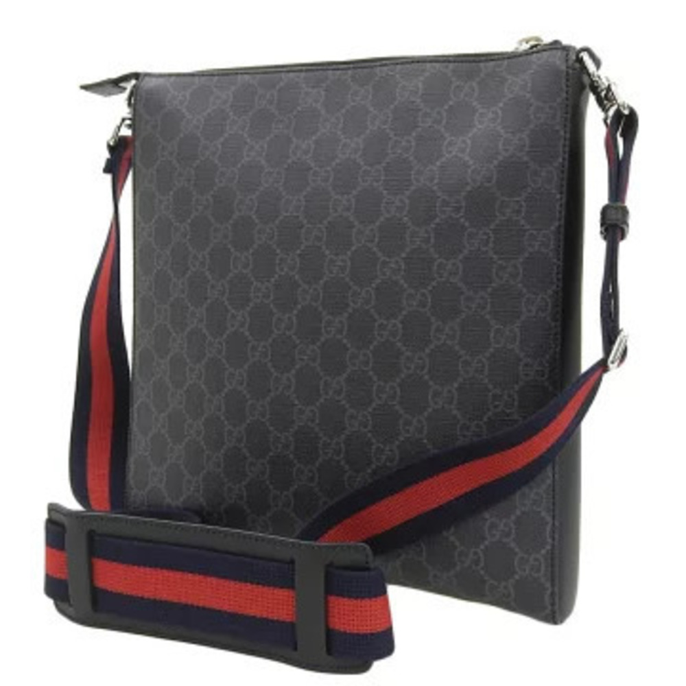 Gucci Logo GG Bag Black Crossbody Supreme Shoulder